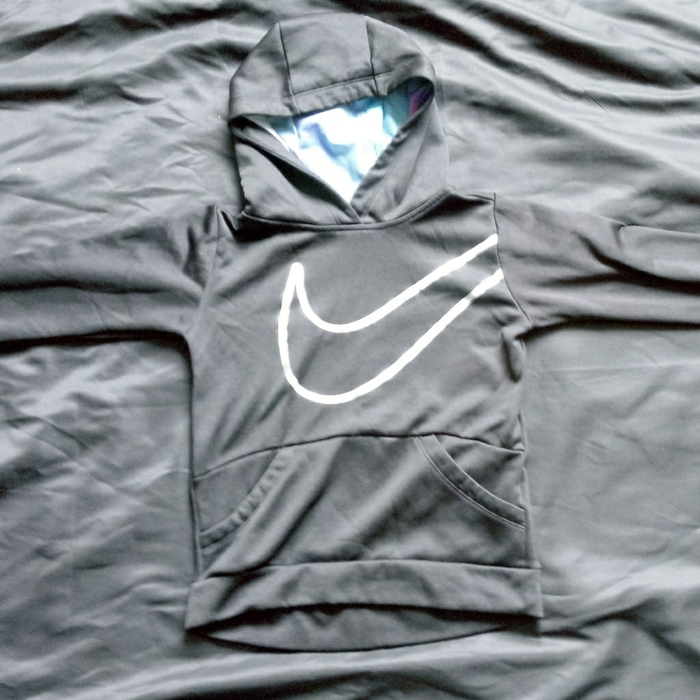NIKE DRI-FIT Girls/Boys Black Pull Over